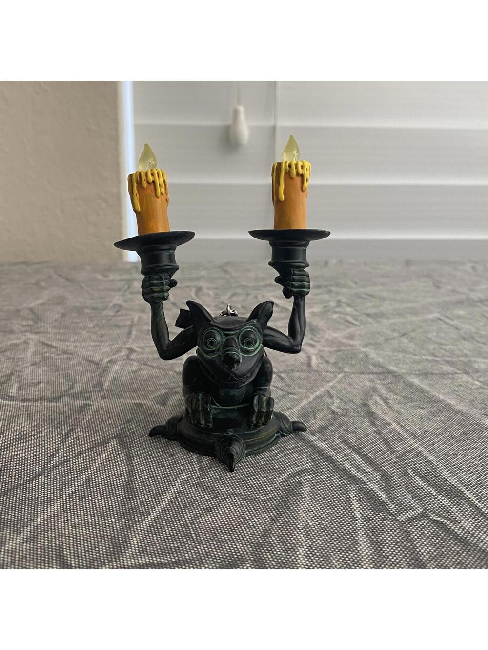 Disney Ornament Haunted Mansion Gargoyle Light Up Sketchbook